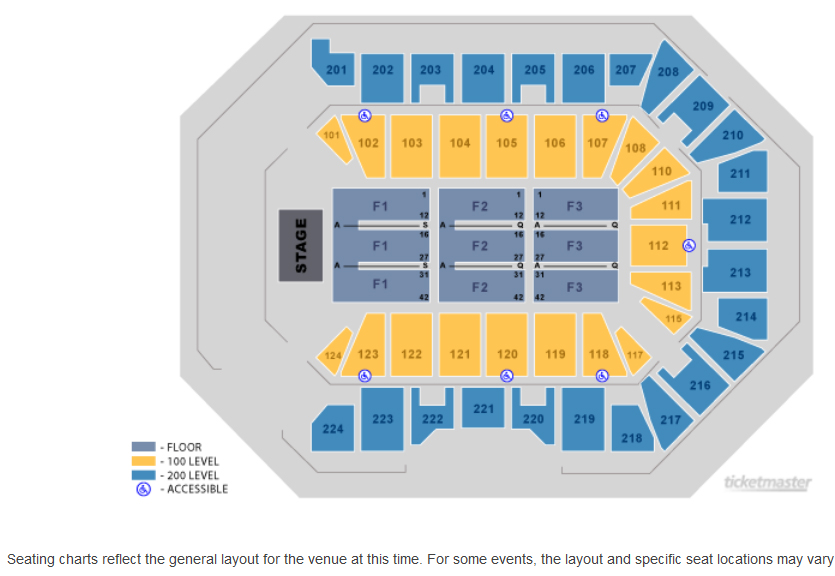 Coronado Seating Chart Rockford Il