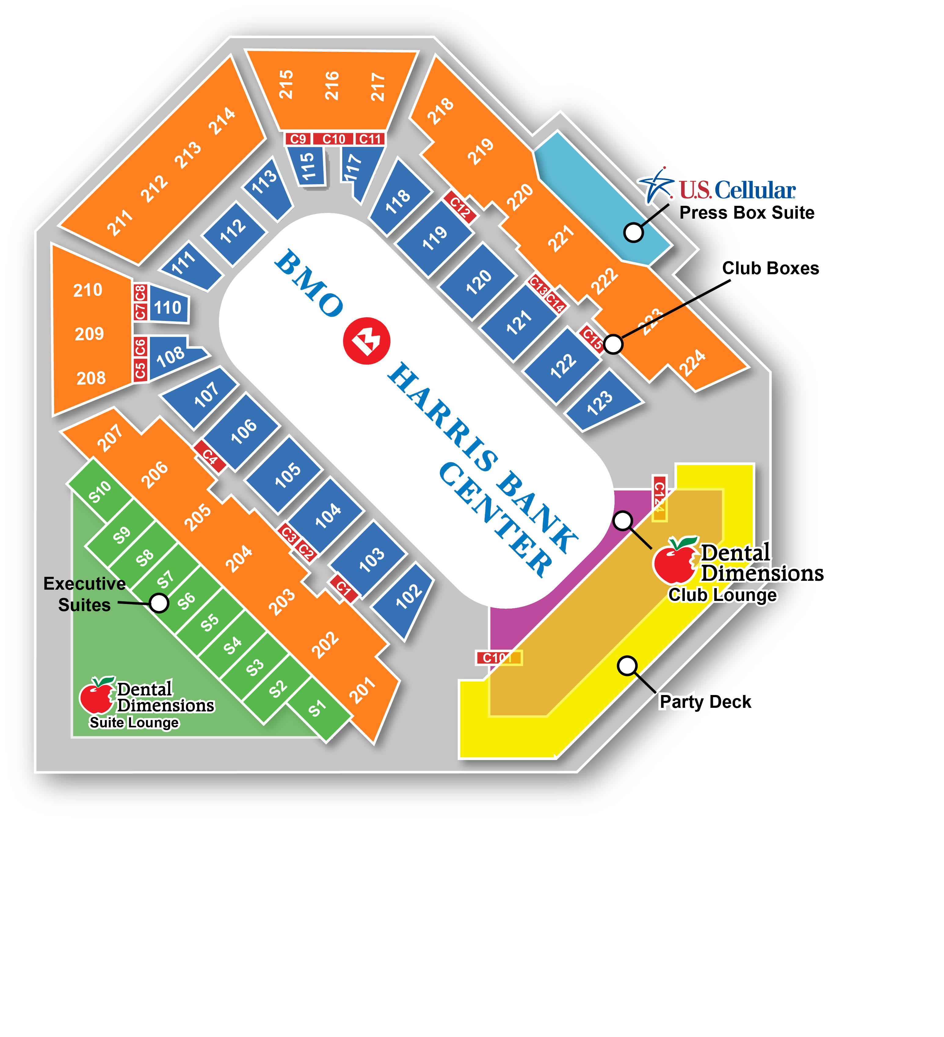 Bmo Harris Center Seating Chart